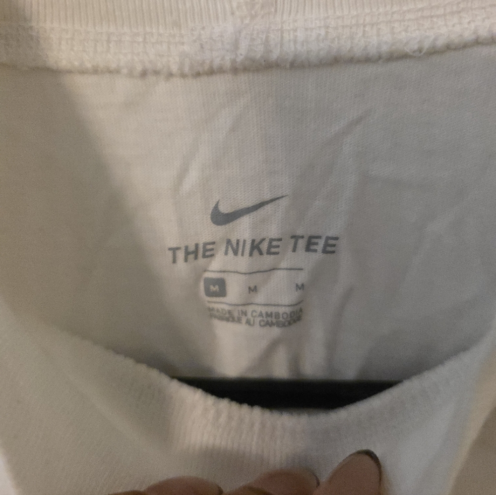 Nike White Crew Neck Tee